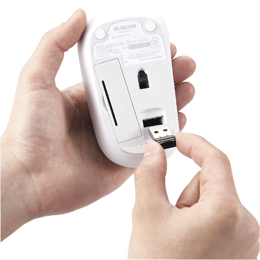 Chuột không dây yên tĩnh dễ thương ELECOM M-IR07DRS