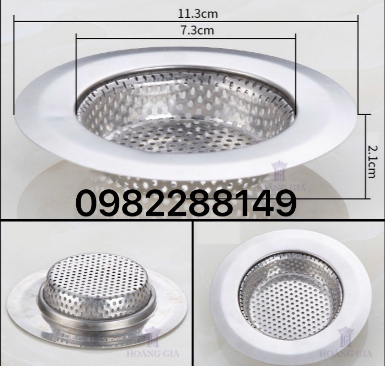 COMBO 2 LƯỚI LỌC RÁC INOX