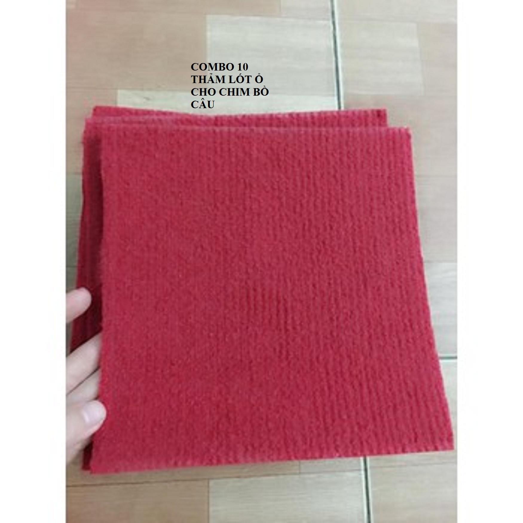 COMBO 10 THẢM LÓT Ổ CHO CHIM BỒ CÂU