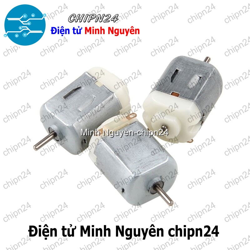 [2 cái] (Q142) Động cơ Mini dẹt 3-6V 130 - HH000314