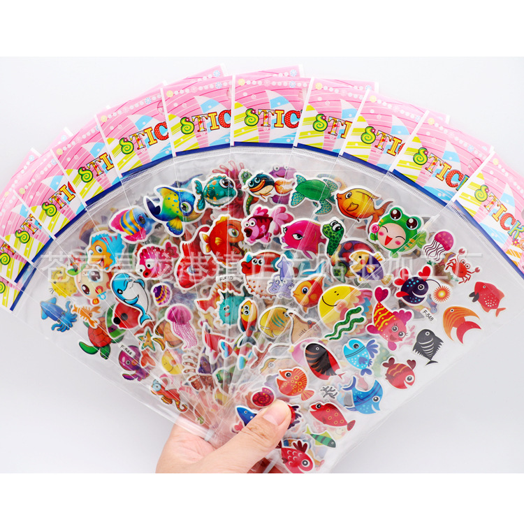 5 Vỉ Sticker 3D Nổi