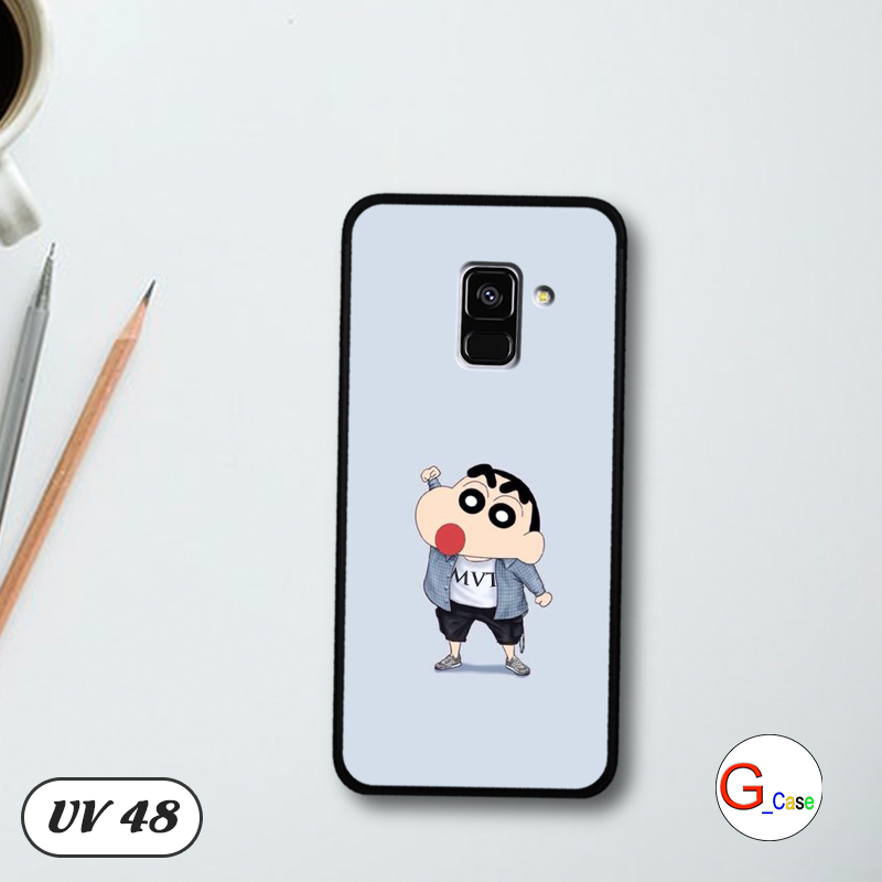 Ốp điện thoại SAMSUNG GALAXY A8 PLUS - lưng nhám viền dẻo