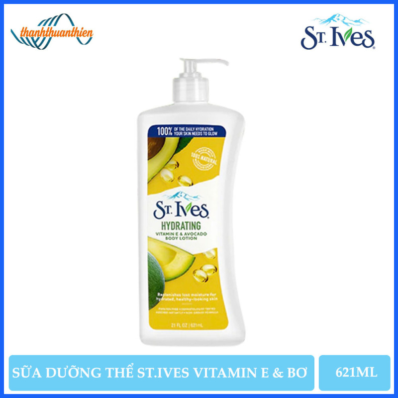Sữa Dưỡng Thể St.Ives Vitamin E Và Bơ (621ml) nhập khẩu