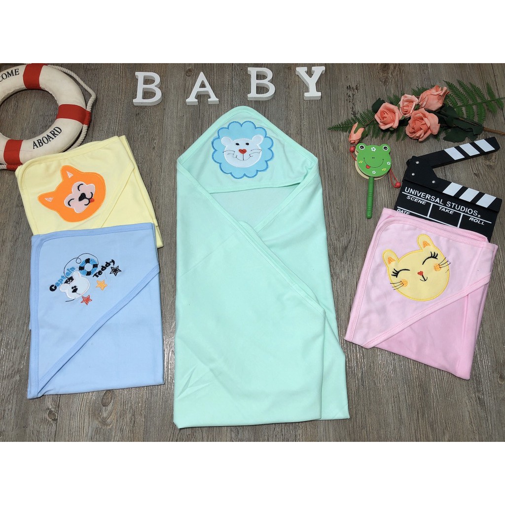 Chăn ủ, quấn cotton Hằng Trang cho bé