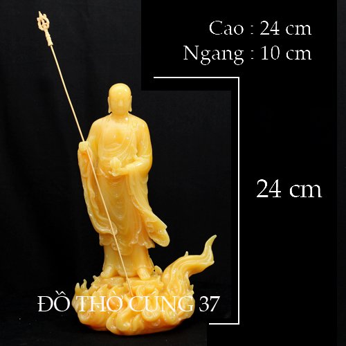 [ Cao 24 cm ] TƯỢNG ĐỊA TẠNG ĐỨNG