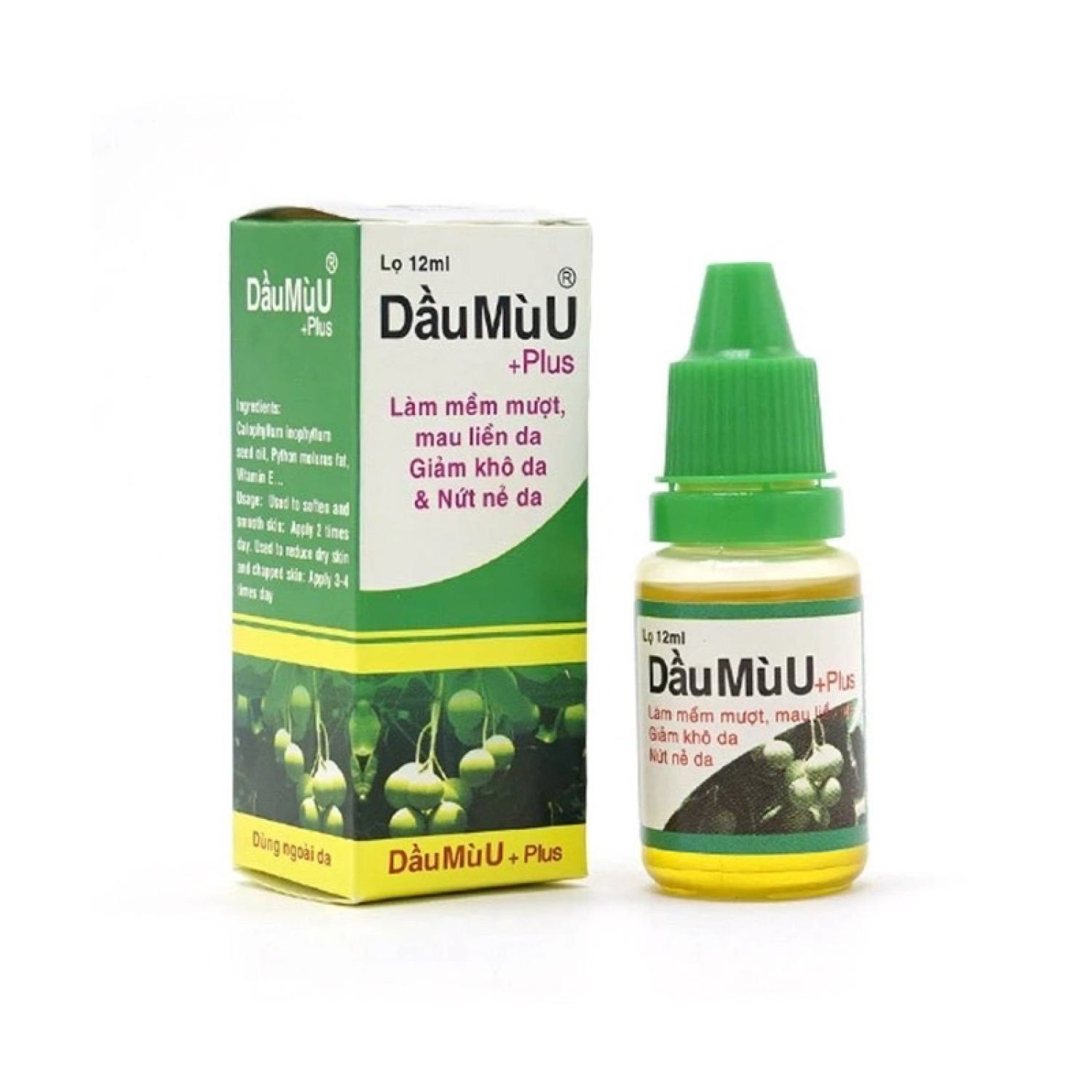 Dầu Mù U mau lành vết thương liền sẹo