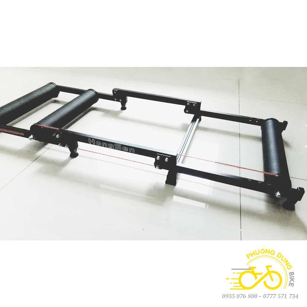 Rulo 3 ống đạp xe trong nhà Hợp Kim Nhôm HONGSEN