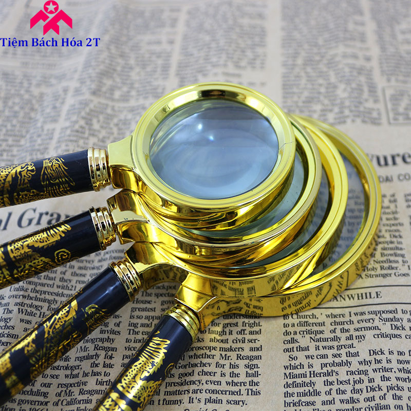 Kính lúp cầm tay mini 10x magnifier 80mm V2