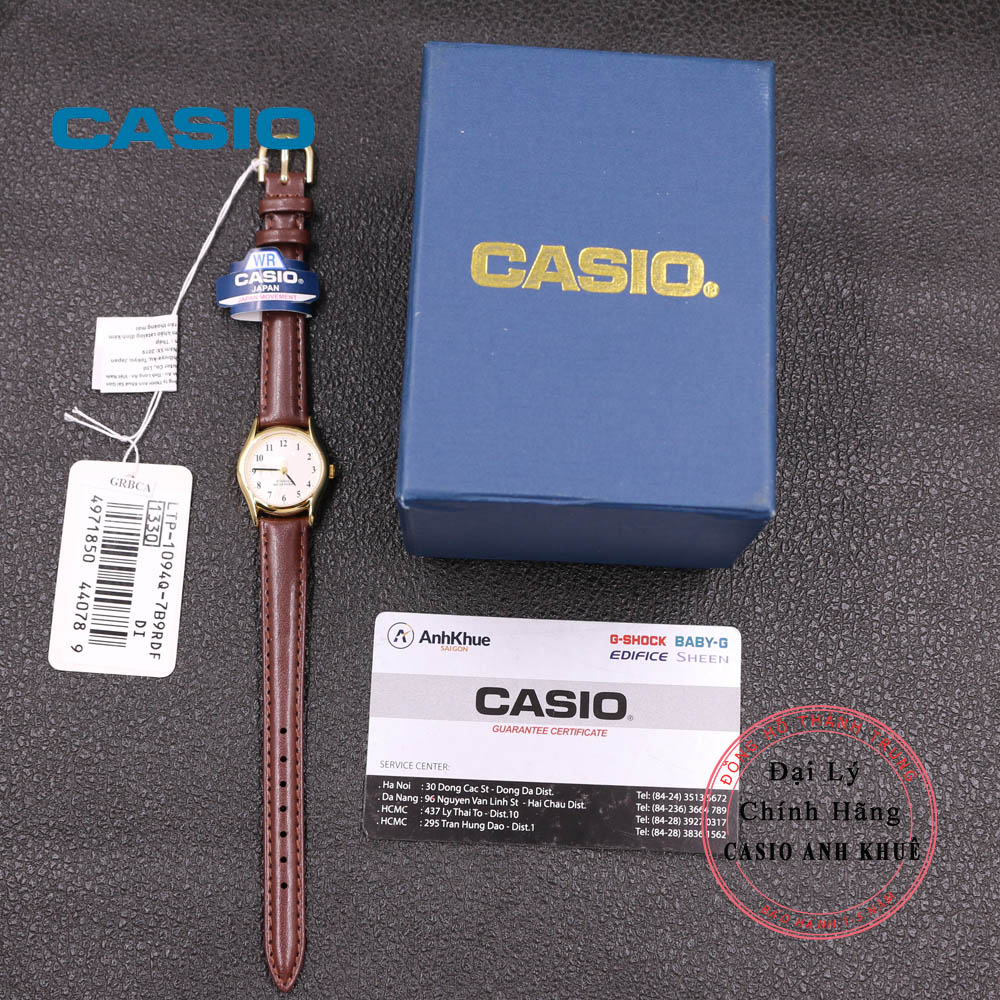 Đồng hồ nữ Casio LTP-1094Q-7B9 dây da