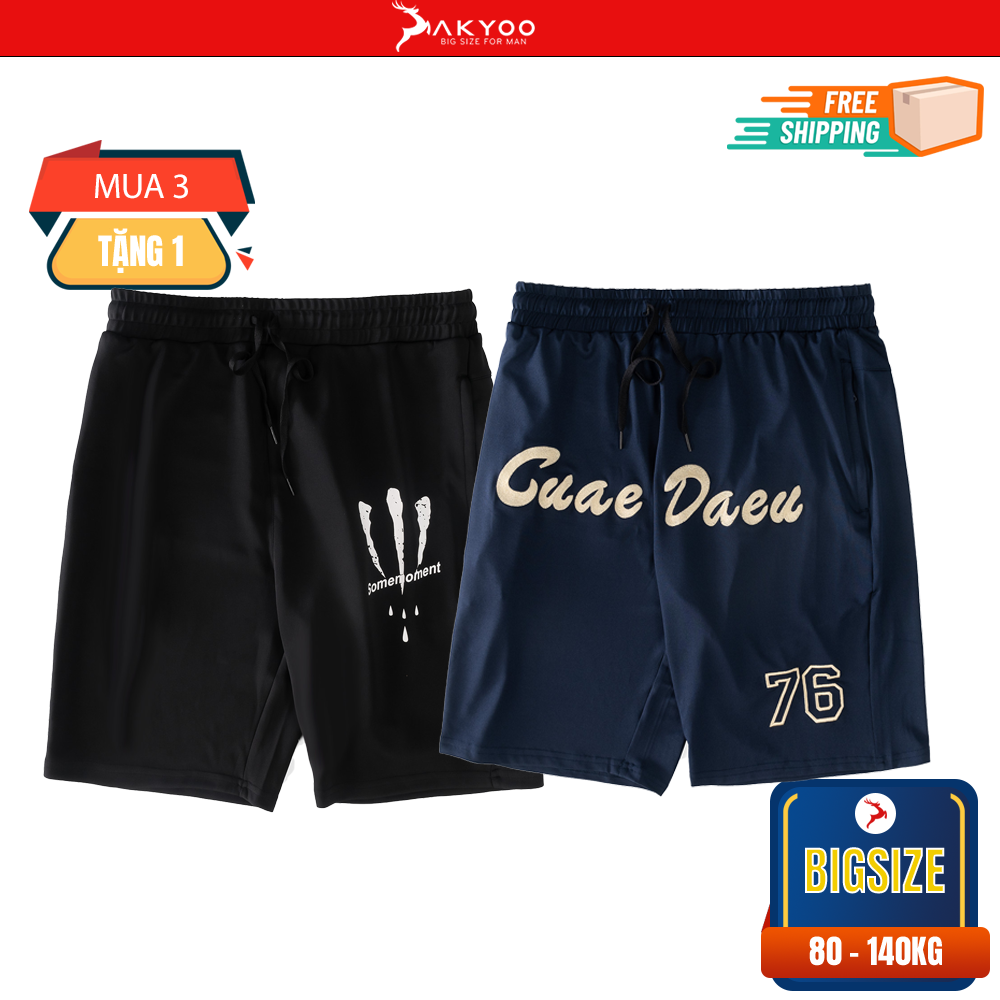 Quần Short Thun Nam Big size 80-140kg AKYOO&hellip;