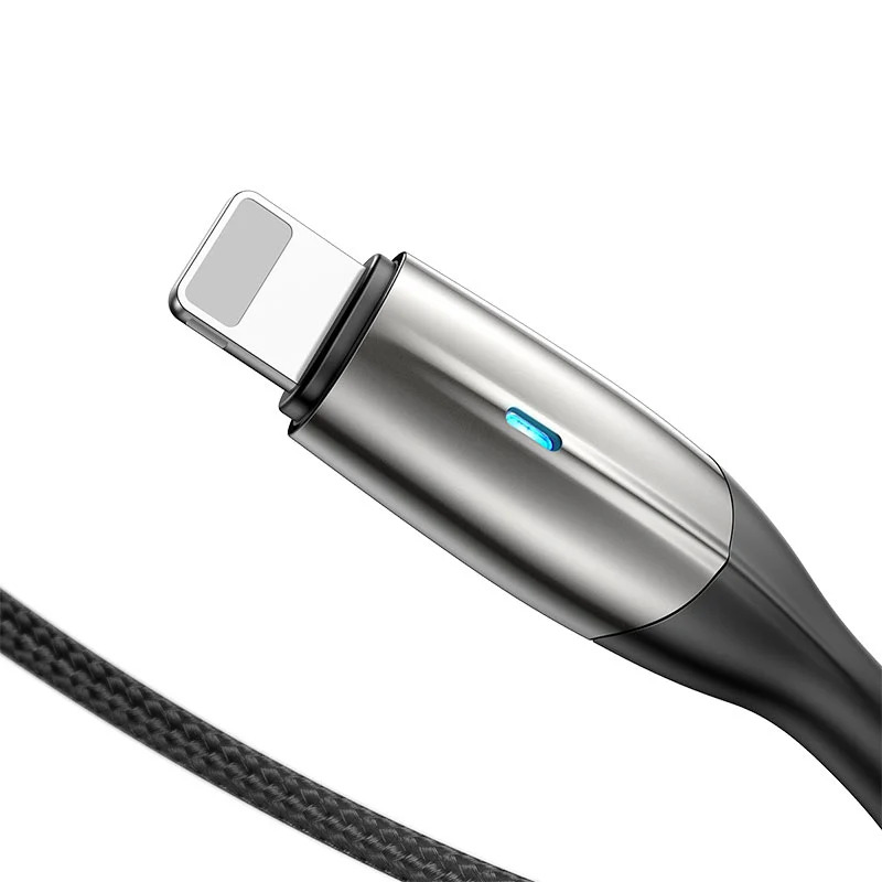 Cáp sạc Baseus Horizontal Data Lightning và truyền dữ liệu tốc độ cao cho iPhone/ iPad dài 1m/2m