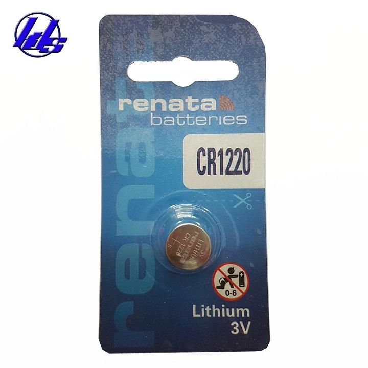 Pin CR1220 Renata lithium - Vỉ 1 viên
