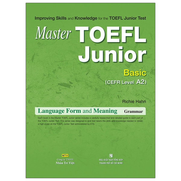 Fahasa - Master Toefl Junior Basic: Language Form & Meaning - Gramma