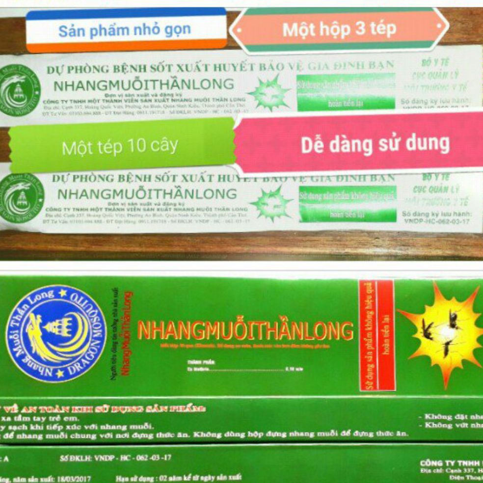 NHANG MUỖI THẦN LONG - HIỆU QUẢ SỐ 01