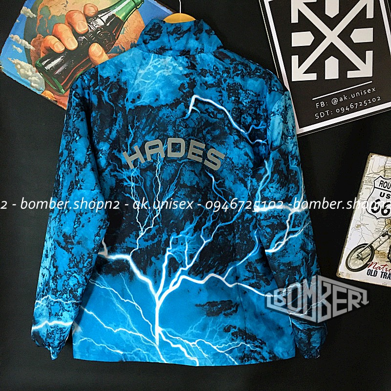 [Ảnh thật 100%] Áo khoác dù full 3D Storm phối line phản quang style Unisex