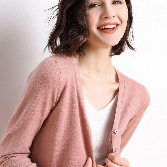 Áo khoác len cardigan lông cừu