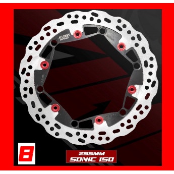 Đĩa thắng dĩa phanh king speed xe sonic 150 size 295 - 190 mm ms-2/8 hàng chính hãng