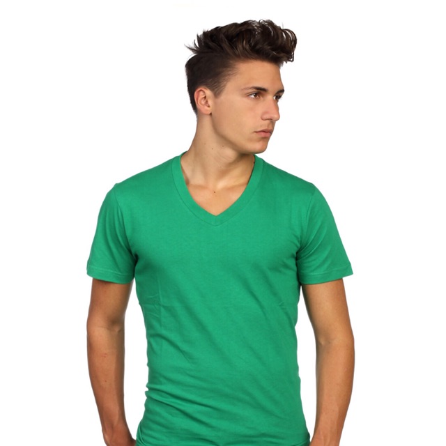 Áo thun nam body cổ tim