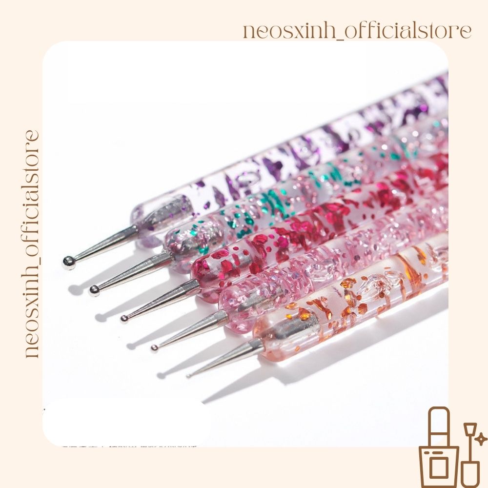 Bộ 5 Cọ Chấm Bi Vẽ Móng - Neosxinh Nails