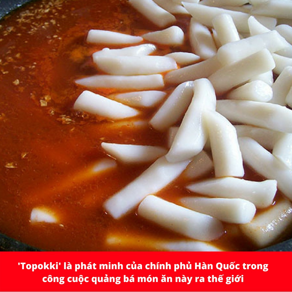 1kg bánh gạo topokki truyền thống Nori - doanvat_hangduong