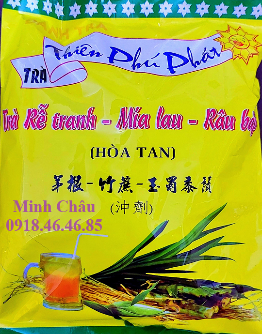 Trà rễ tranh - mía lau - râu bắp