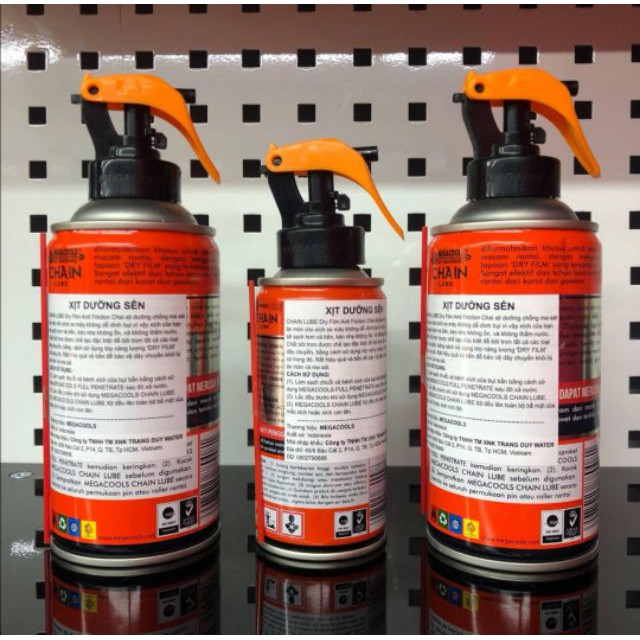 CHAI XỊT DƯỠNG SÊN 300ml-Megacools - Chain Lube