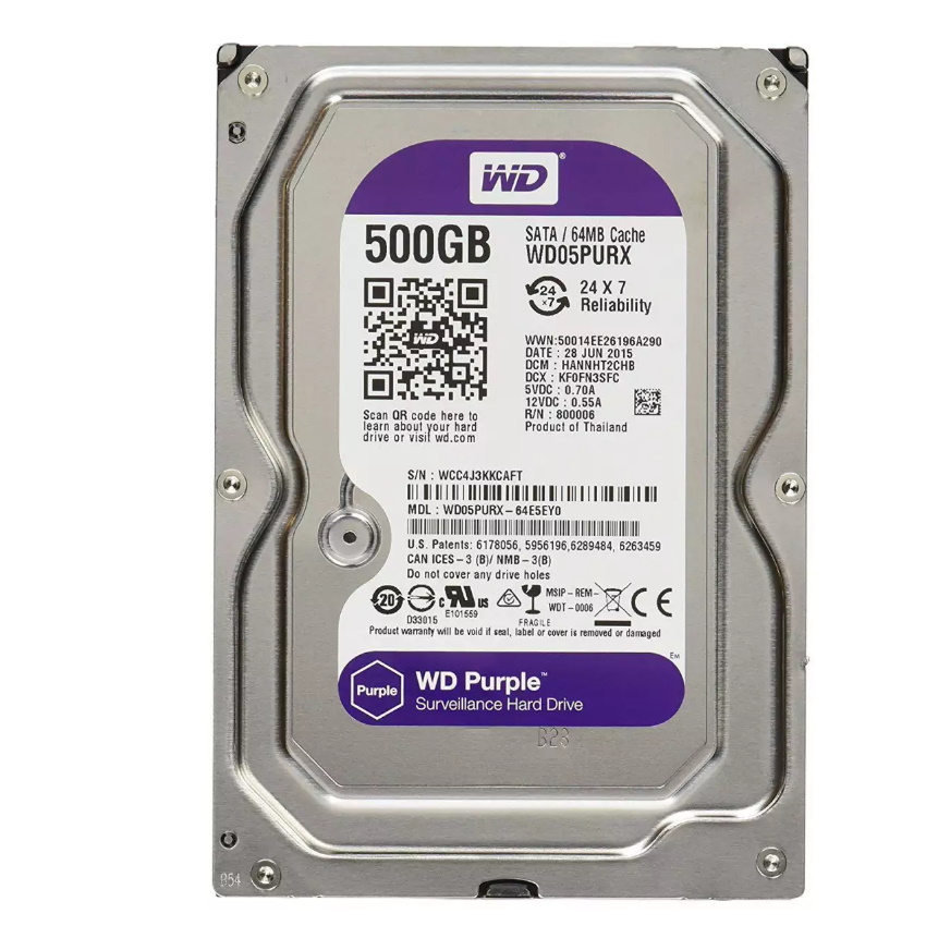 Ổ Cứng HDD 500G, 1TB, 2TB Western Chuyên Lắp Cho Máy Tính Để Bàn, Camera - Bảo hành 24 tháng lỗi 1 đổi 1