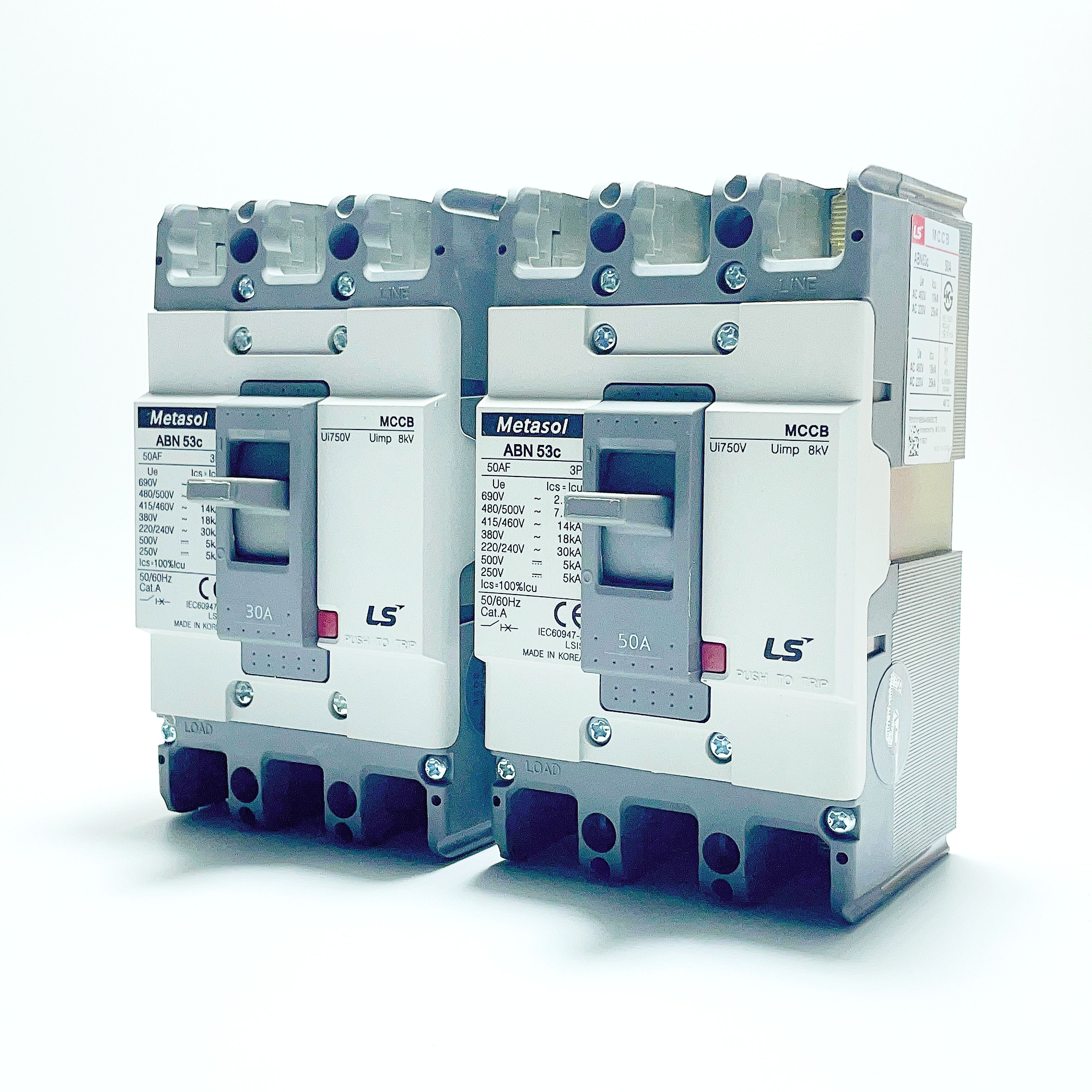 Aptomat LS 3 Pha MCCB LS ABN 20A~100A