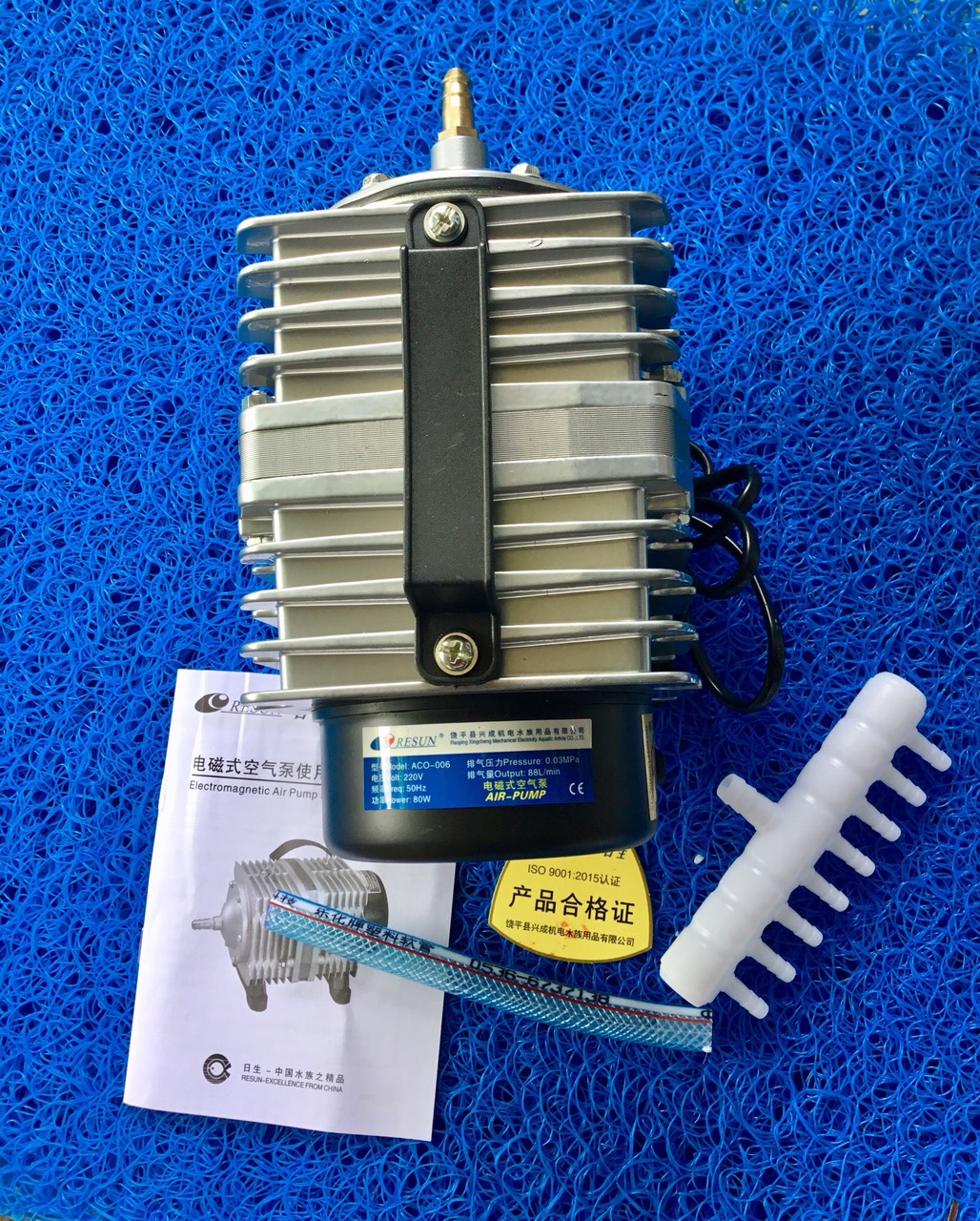 Máy Sủi Oxy Hồ Cá RESUN ACO 006 (80W) ACO-006 ACO006