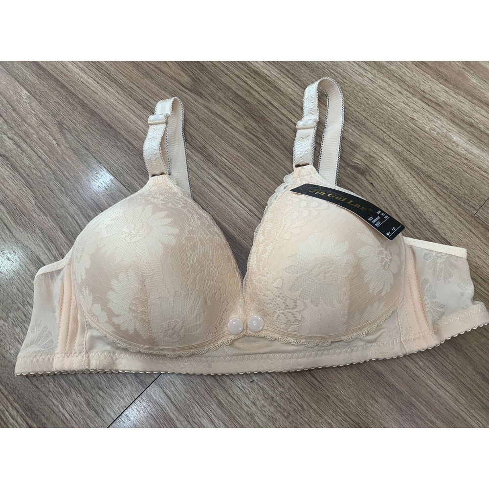 [SIZE 38,40,42] Áo ngực bầu và cho con bú không gọng có ren mặc được bầu và sau sinh có 3 size chống xệ thoáng mát mút nhẹ