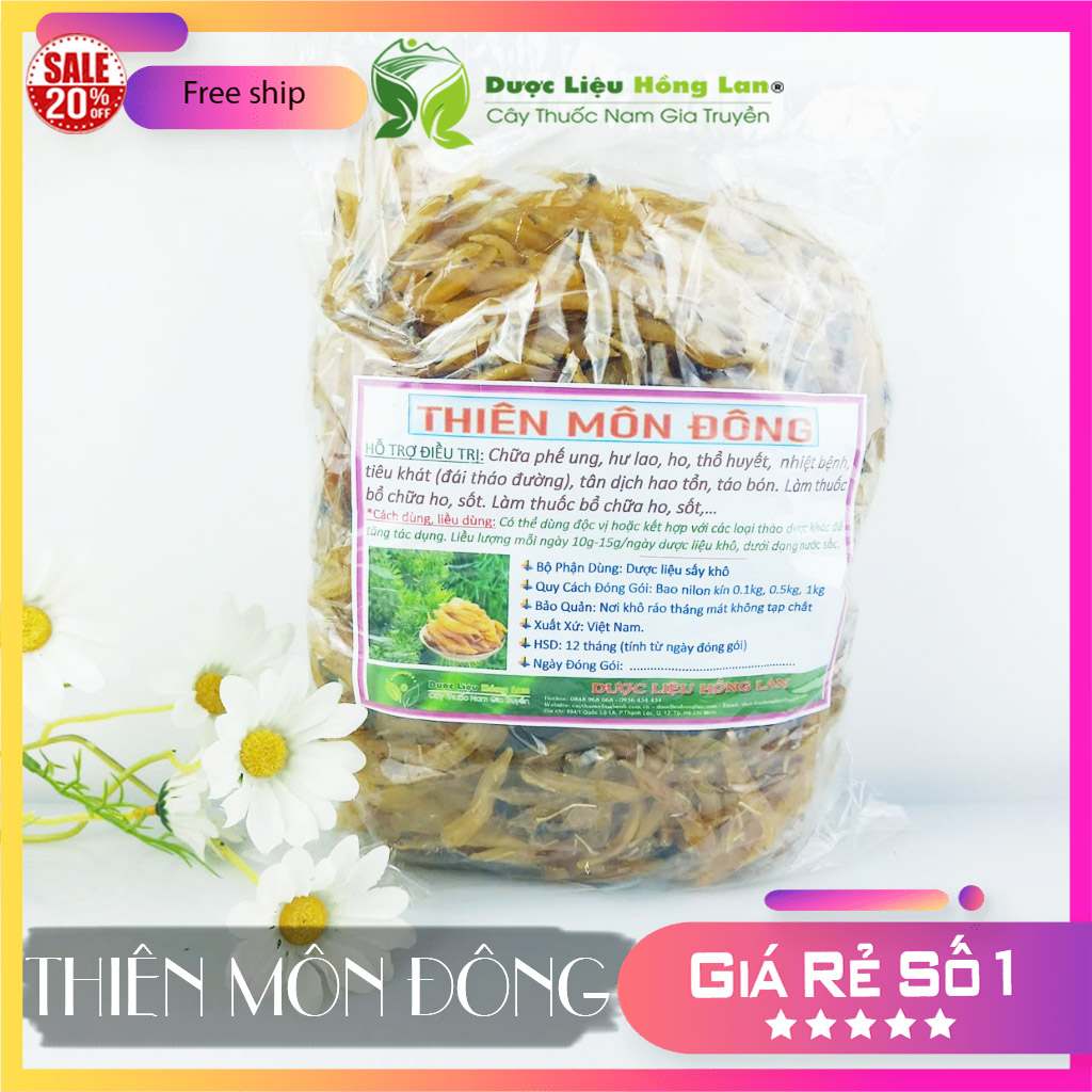 ✅ (Thượng Hạng) 100g Thiên Môn Đông khô sạch loại 1