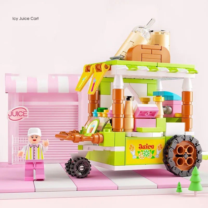Lego Lắp Ráp Mô Hình Xe Bán Hàng Mini