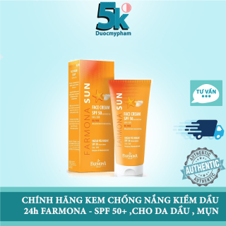 Kem Chống Nắng Cho Da Mụn Farmona Sun Face Cream SPF 50 Oil Free (50ml) thumbnail