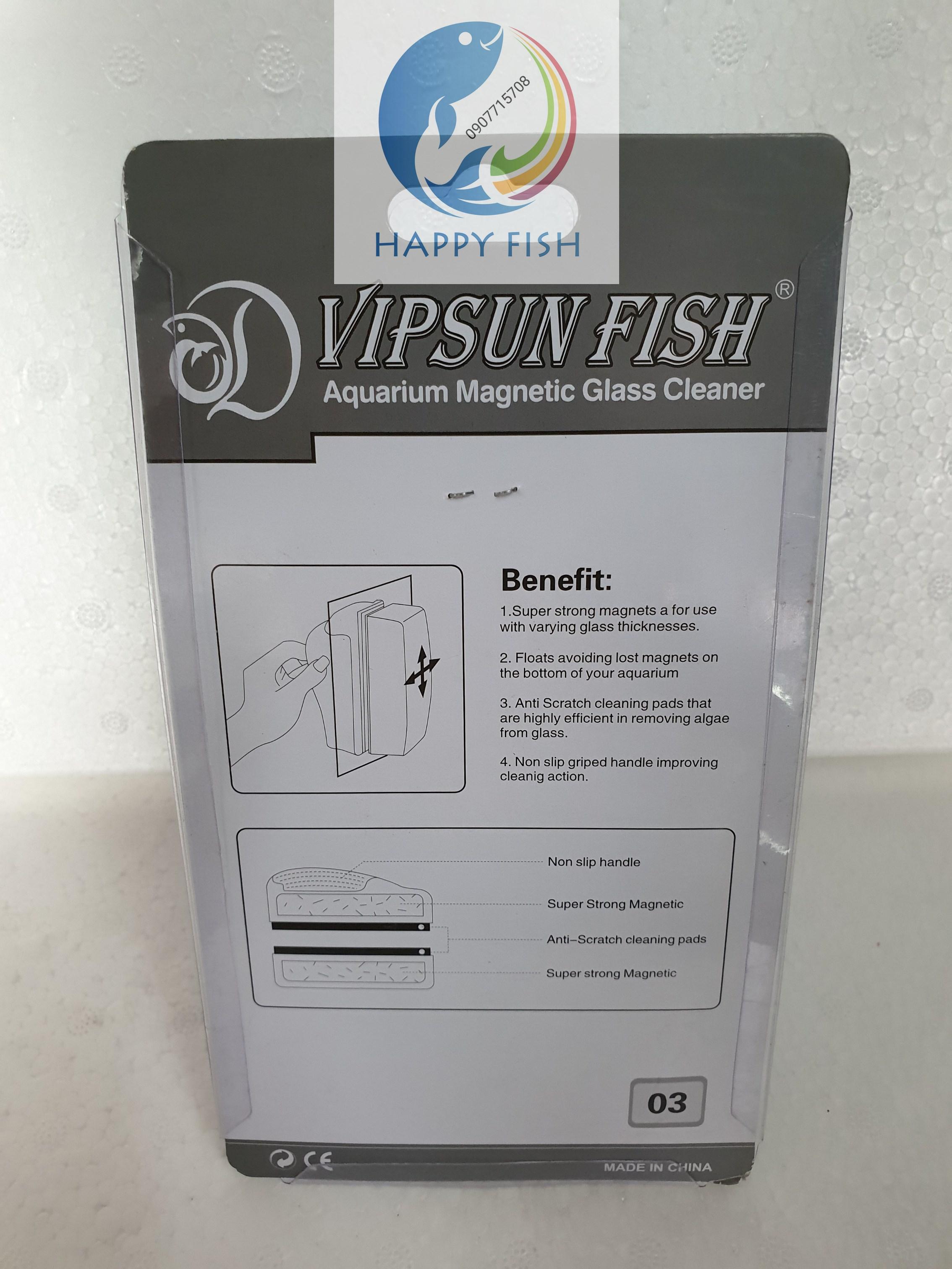 Nam Châm Vệ Sinh Hồ Cá Vipsun Fish 03