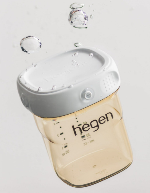 Bình trữ sữa Hegen PPSU nắp màu trắng