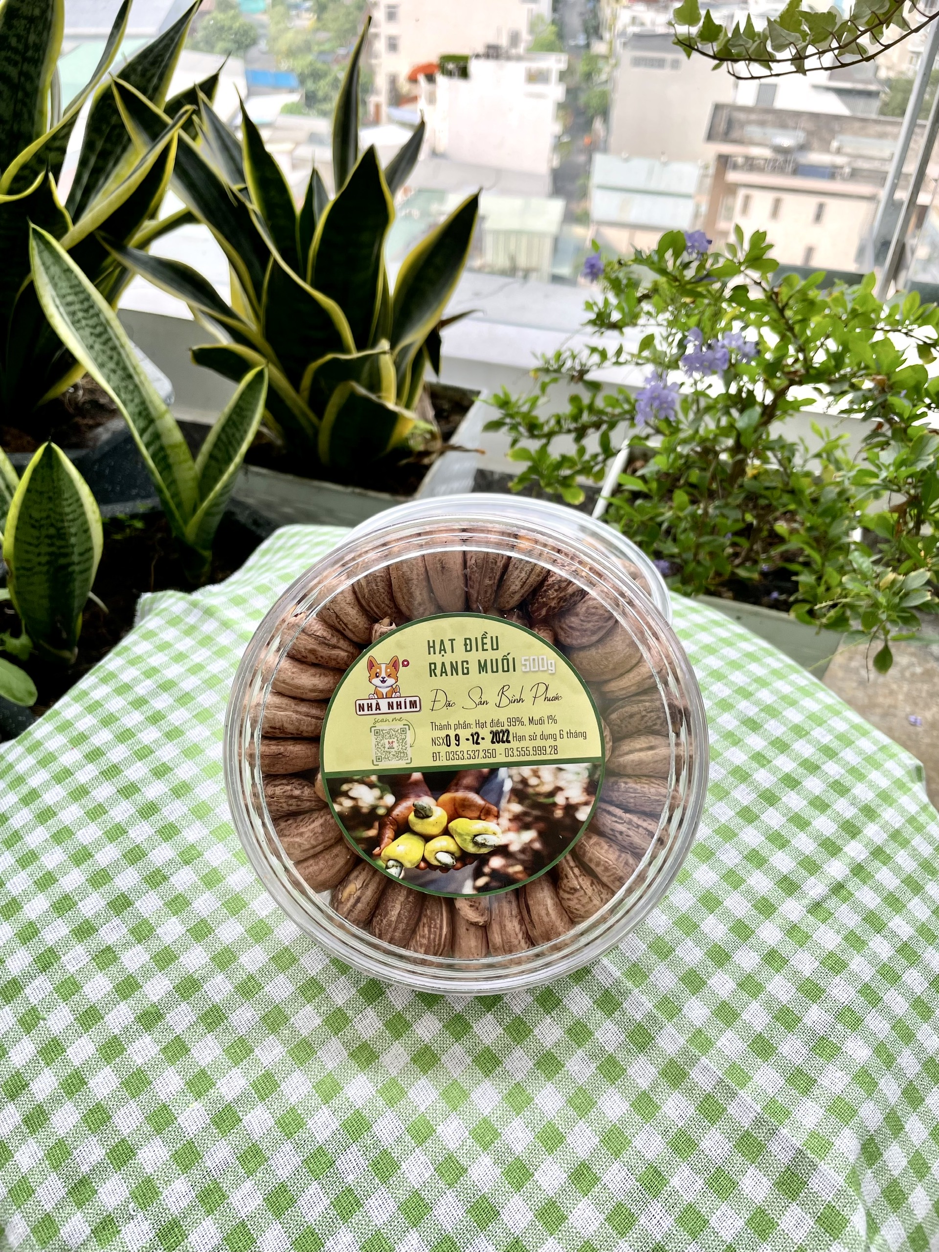 [500G] Hạt điều rang muối Bình Phước - XẾP HỘP ĐẸP