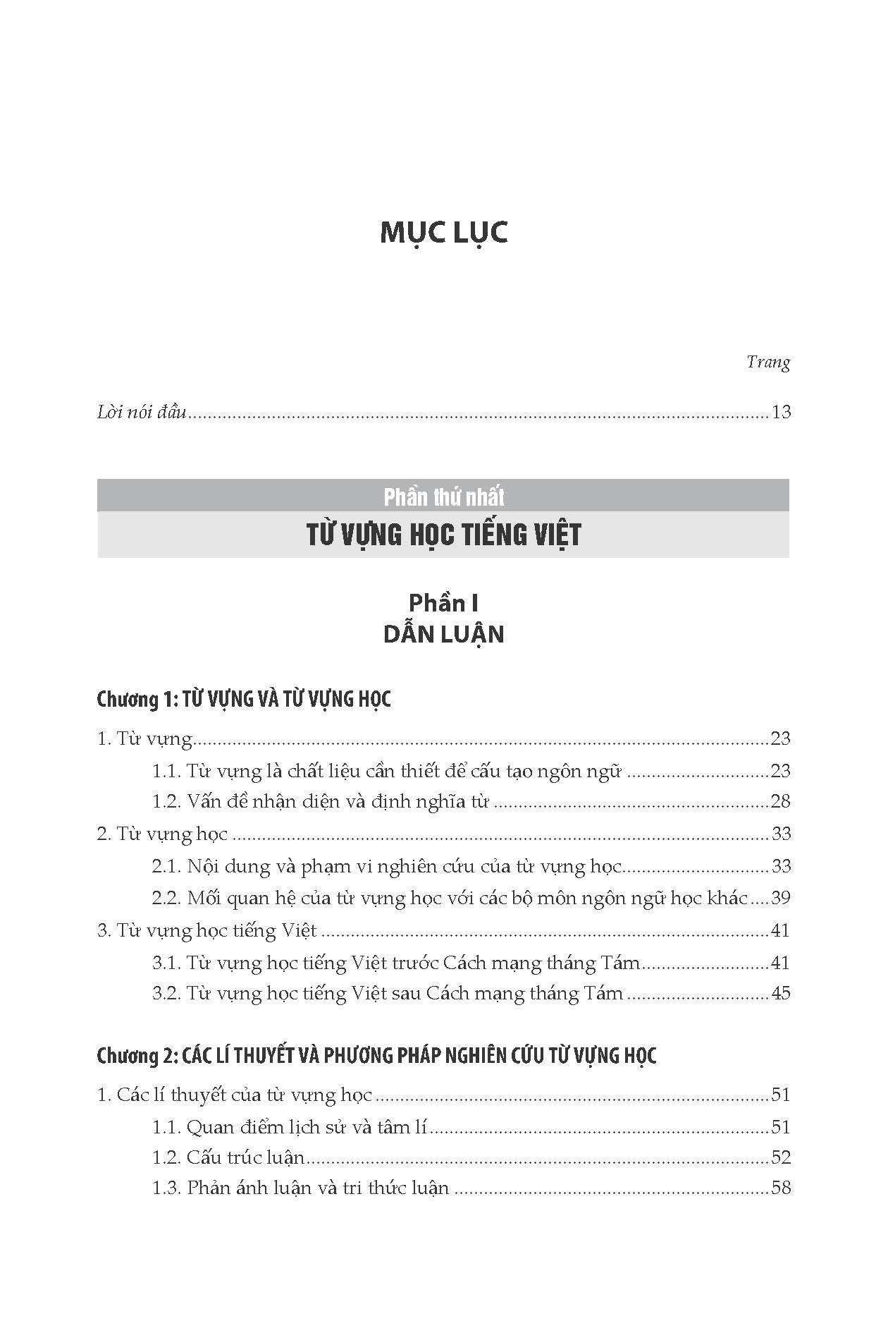 Từ Và Từ Vựng Học Tiếng Việt