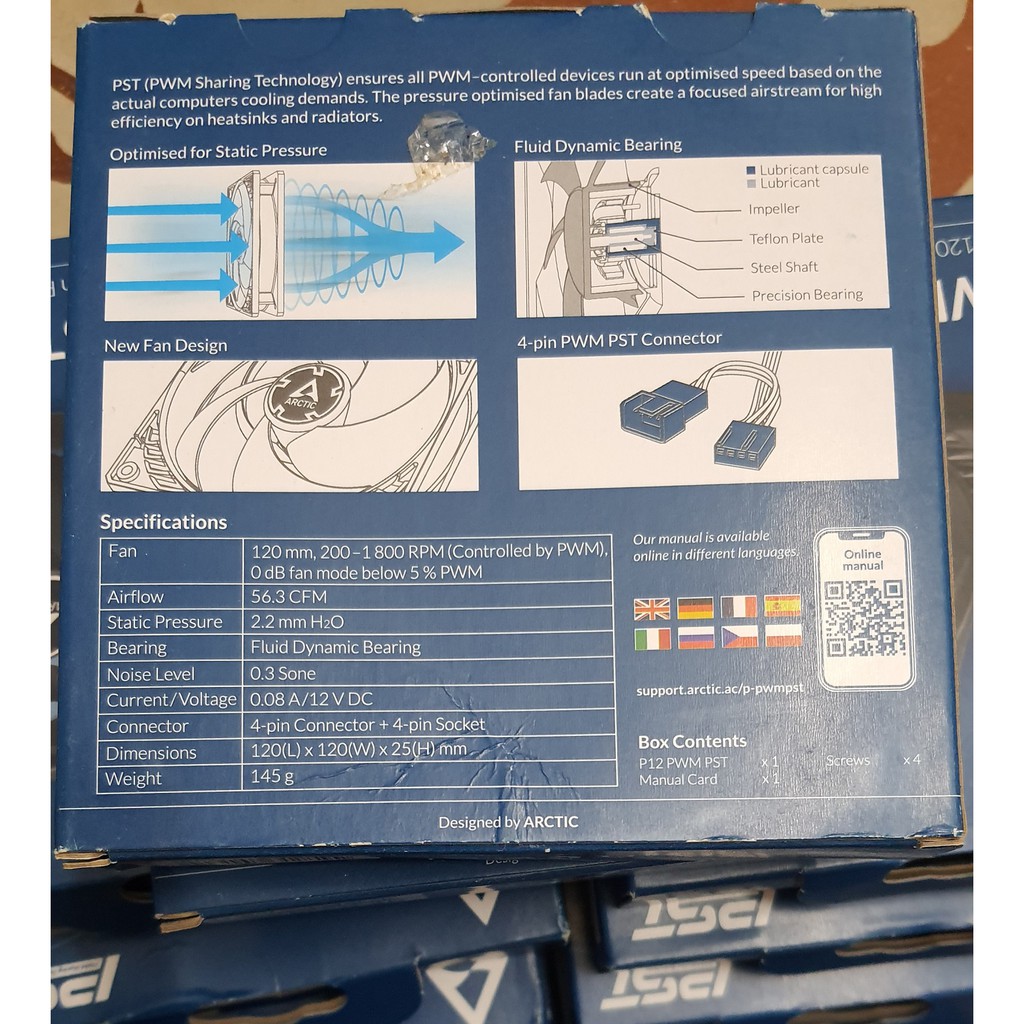Quạt tản nhiệt Fan ARCTIC P12