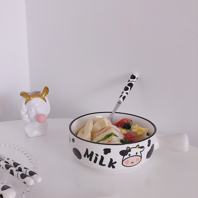 [HÀNG ORDER] BÁT TRỘN SALAD HÌNH BÒ SỮA