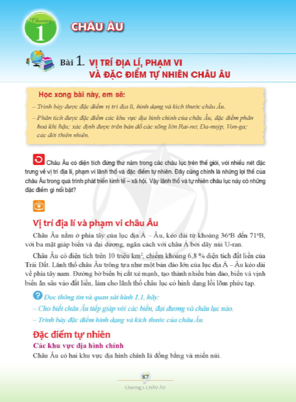 Lịch Sử Và Địa Lí Lớp 7 - Bộ Cánh Diều