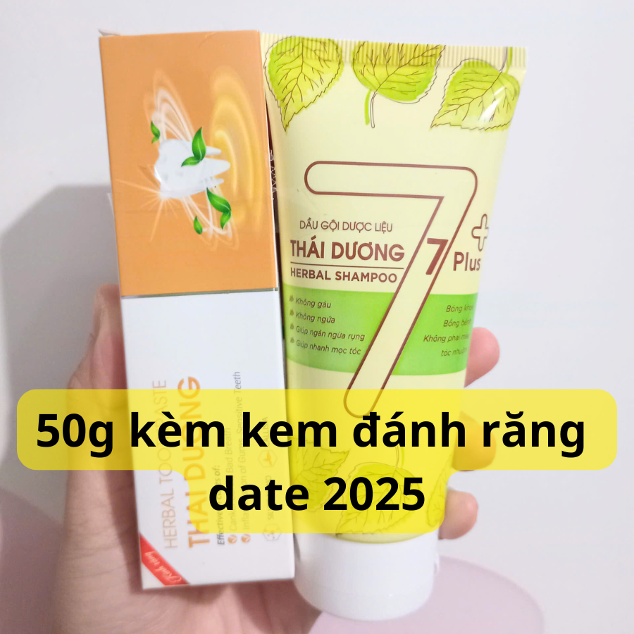 [QUÀ TẶNG] Dầu gội dược liệu Thái Dương 7+ Plus Chai 100ml