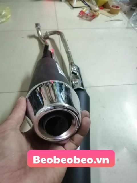 Pô hơi móc sẵn lắp xe Sirius rc
