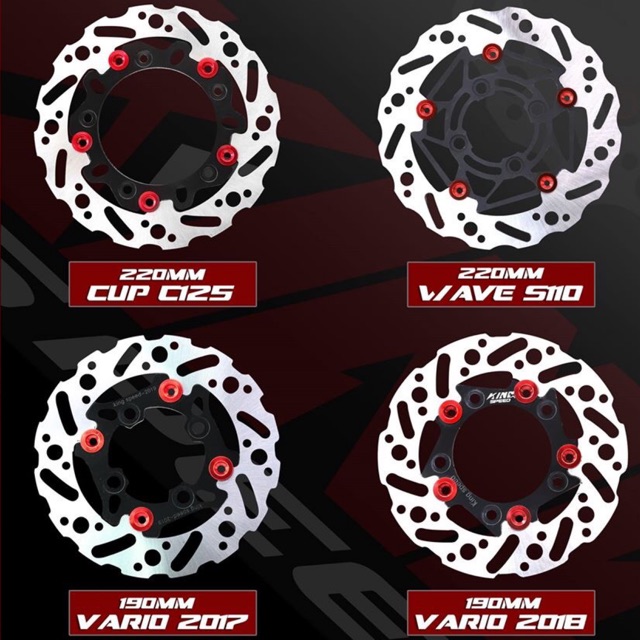 Đĩa thắng King Speed gắn Vario Click, Vison, Ab 190mm