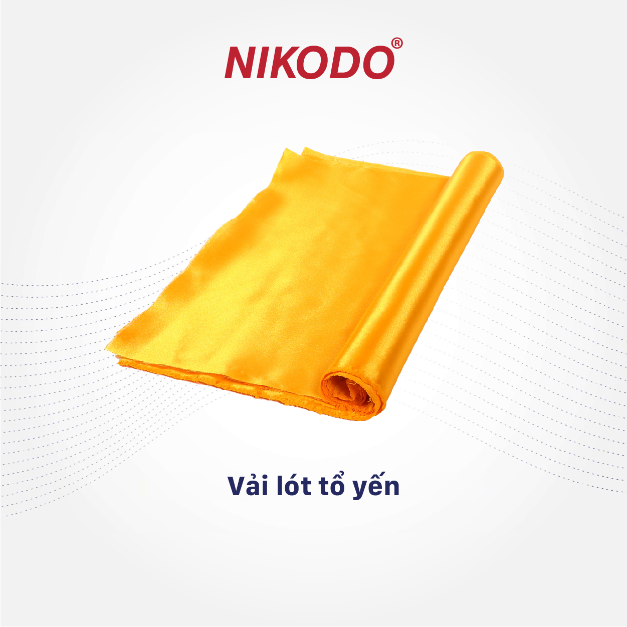 Combo 10 tấm vải lót hộp đựng tổ yến, chất liệu phi bóng, mềm, êm, sang trọng/Bao bì, đóng gói quà tặng Nikodo