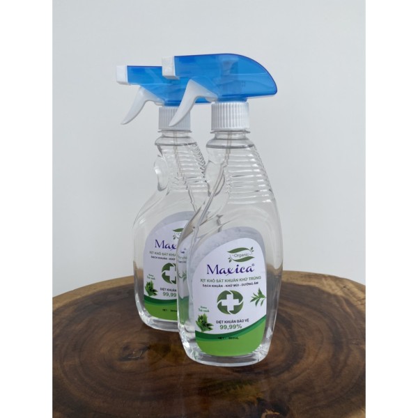Xịt khô sát khuẩn - khử trùng Maxica 500ml bảo vệ 99.99%