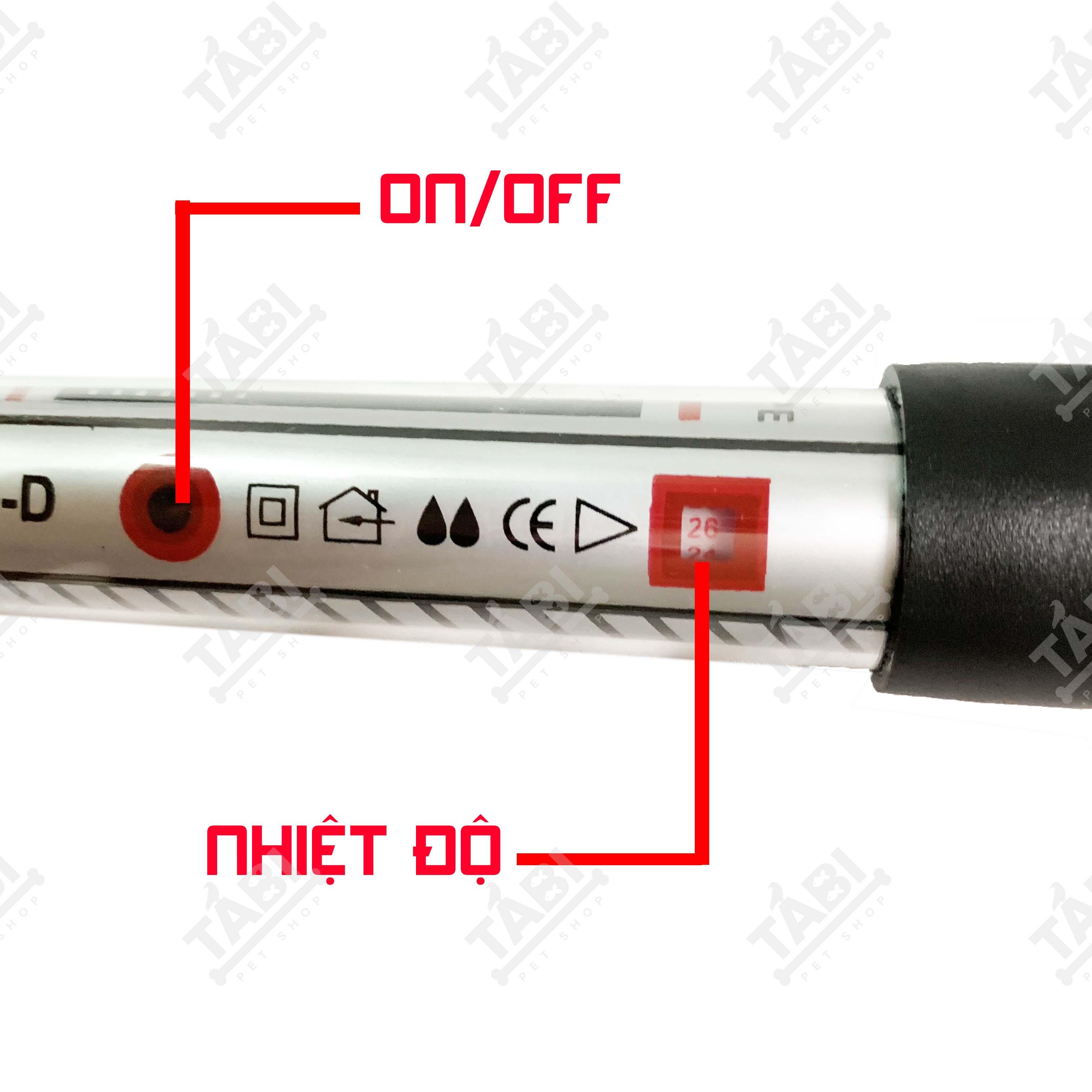 Sưởi Hồ Cá 200W - Đèn Sưởi Bể Cá Giúp Diệt Khuẩn Cho Hồ Cá