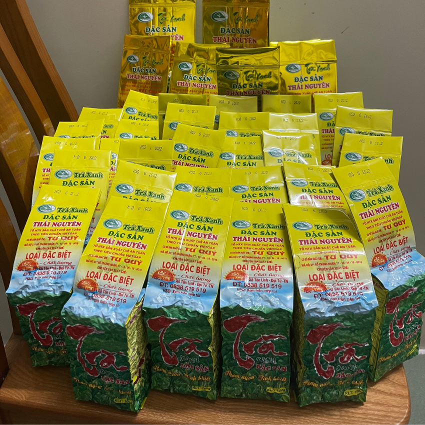 Trà xanh đặc biệt Thái Nguyên Tư Quý(2 gói 200g)