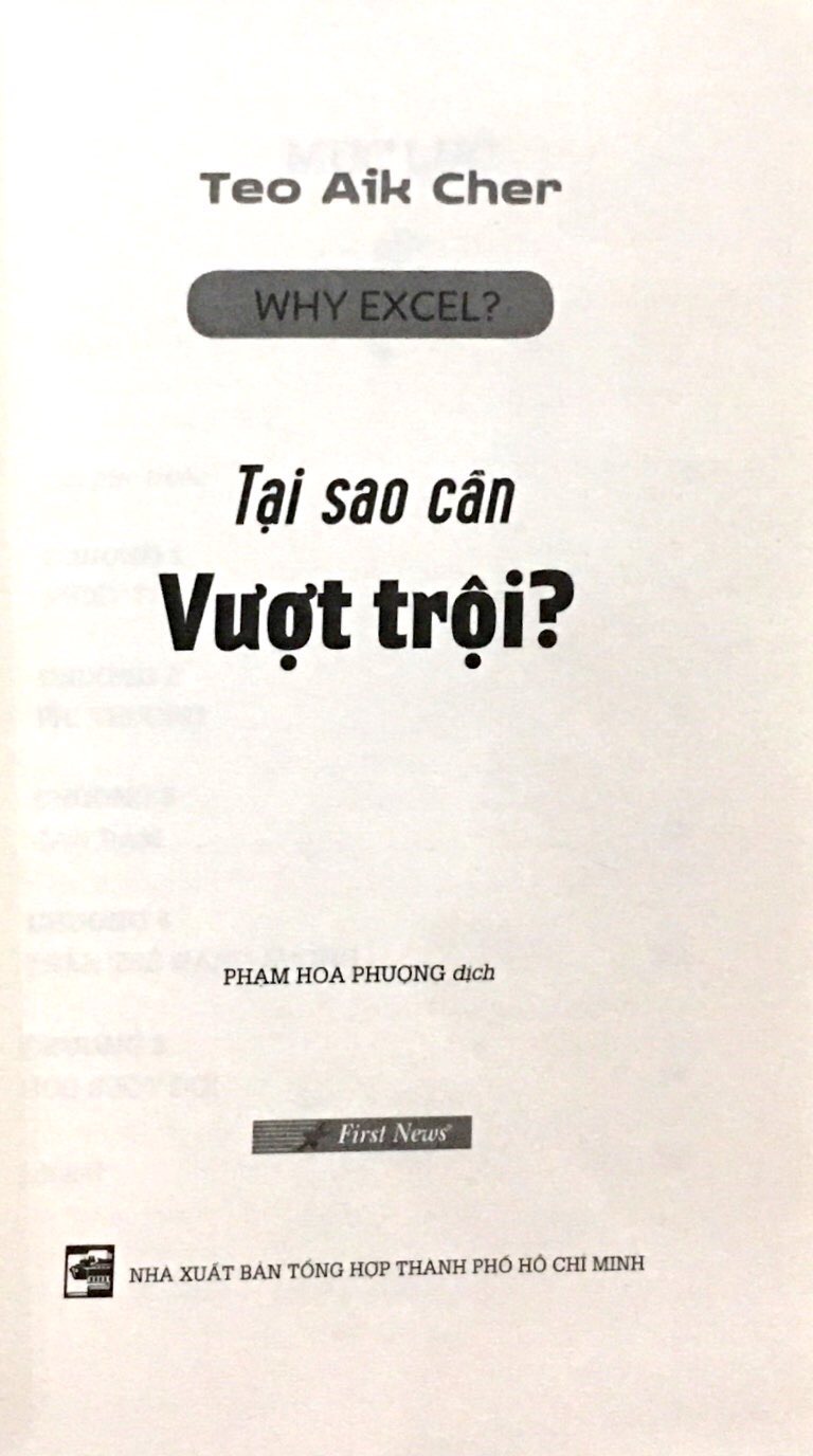 Fahasa - Tại Sao Cần Vượt Trội? - Why Excel?