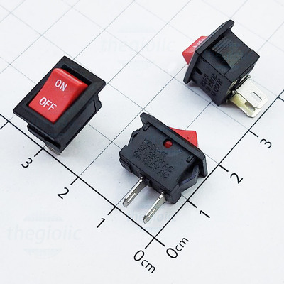Công tắc bập bênh kcd11-101 3a - 6a 250v 2 chân