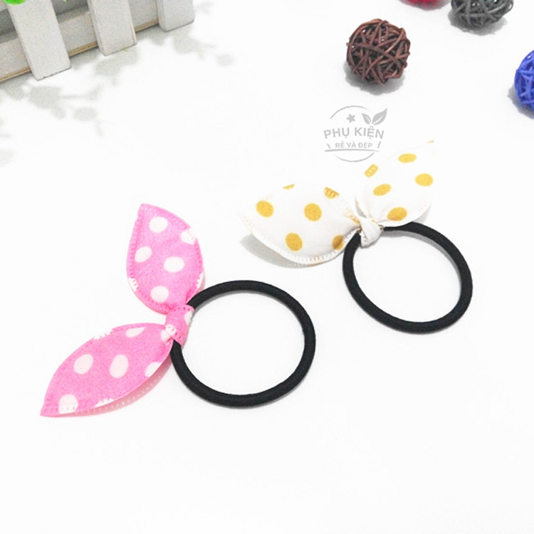 [HCM]Set 10 cột tóc tai thỏ phong cách Hàn Quốc (nhiều màu)